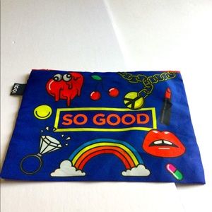 LOQI NYLON ZIP POUCH VERY NICE SO GOOD NWOT
